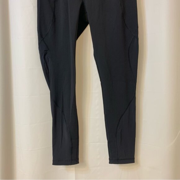 Lululemon Wunder Under High-Rise Tight 25" Chiffon Mesh Black Size 8 - Picture 3 of 8